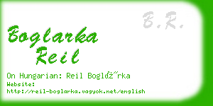 boglarka reil business card